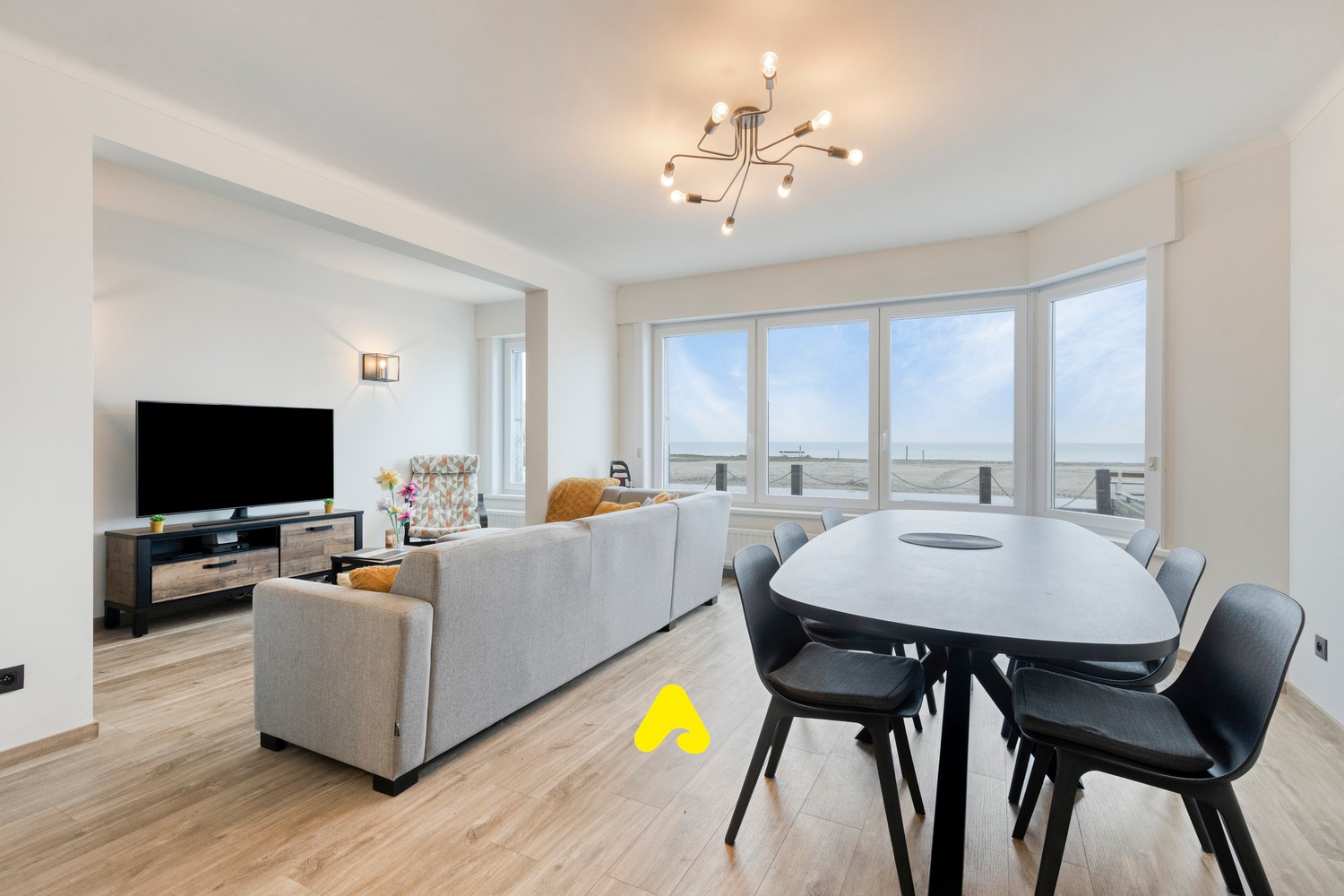 Gelijkvloers appartement met frontaal zeezicht - foto 4