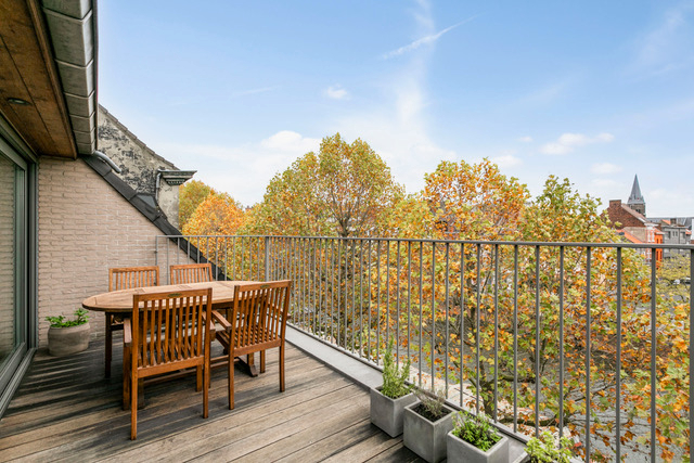 Exclusief duplex-appartement met 3-slk en riant terras op gegeerde ligging aan de Visserij - foto 5
