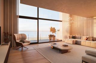 Beautiful new construction apartment with frontal sea view, located in Duinbergen on the sunniest spot of the Zeedijk. Layout of the apartment:Upon...