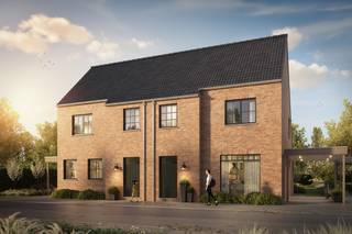 Maak kennis met ons nieuwe woonproject in Berlare, waar ruimte, licht en comfort centraal staan.<br />De energiezuinige woningen combineren een praktische indeling met een groene ligging en uitstekende bereikbaarheid.<br />Je woont hier vlak bij de Schelde, ideaal voor wandelingen, looprondjes en fietstochten. Ook winkels, scholen en andere dagelijkse voorzieningen bevinden zich dichtbij.<br />Als koper krijg je bovendien de mogelijkheid om jouw woning volledig naar eigen smaak af te werken, in samenspraak met onze betrouwbare partnerleveranciers.<br /><br /><strong>Indeling</strong><br />Gelijkvloers: inkomhal met gastentoilet, lichtrijke leefruimte met open keuken en bergruimte.<br />Verdieping: nachthal met apart toilet, 3 ruime slaapkamers en badkamer met ligbad, douche en dubbel lavabomeubel.<br />Zolder: bereikbaar via het zolderluik, ideaal als extra opbergruimte.<br /><br /><strong>Troeven</strong>
<ul>
<li>Groene ligging, dichtbij de Schelde</li>
<li>Lichtrijke leefruimte met open keuken</li>
<li>Lucht/water-warmtepomp en vloerverwarming</li>
<li>Ruime tuinen</li>
<li>Private oprit en mogelijkheid tot carport</li>
</ul>
Interesse? Neem contact met ons op voor meer informatie of een afspraak!