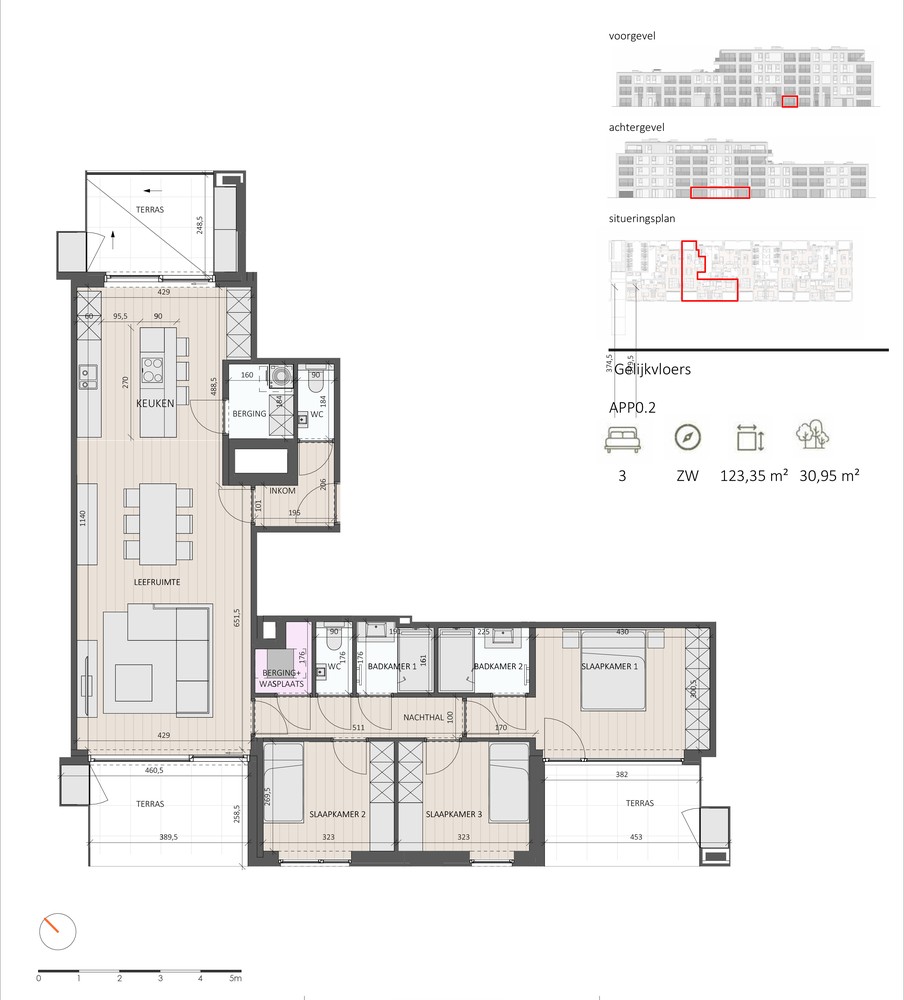 Appartement met 3 slpks en 3 terrassen en privatieve tuin (6% BTW mogelijk!) - foto 5