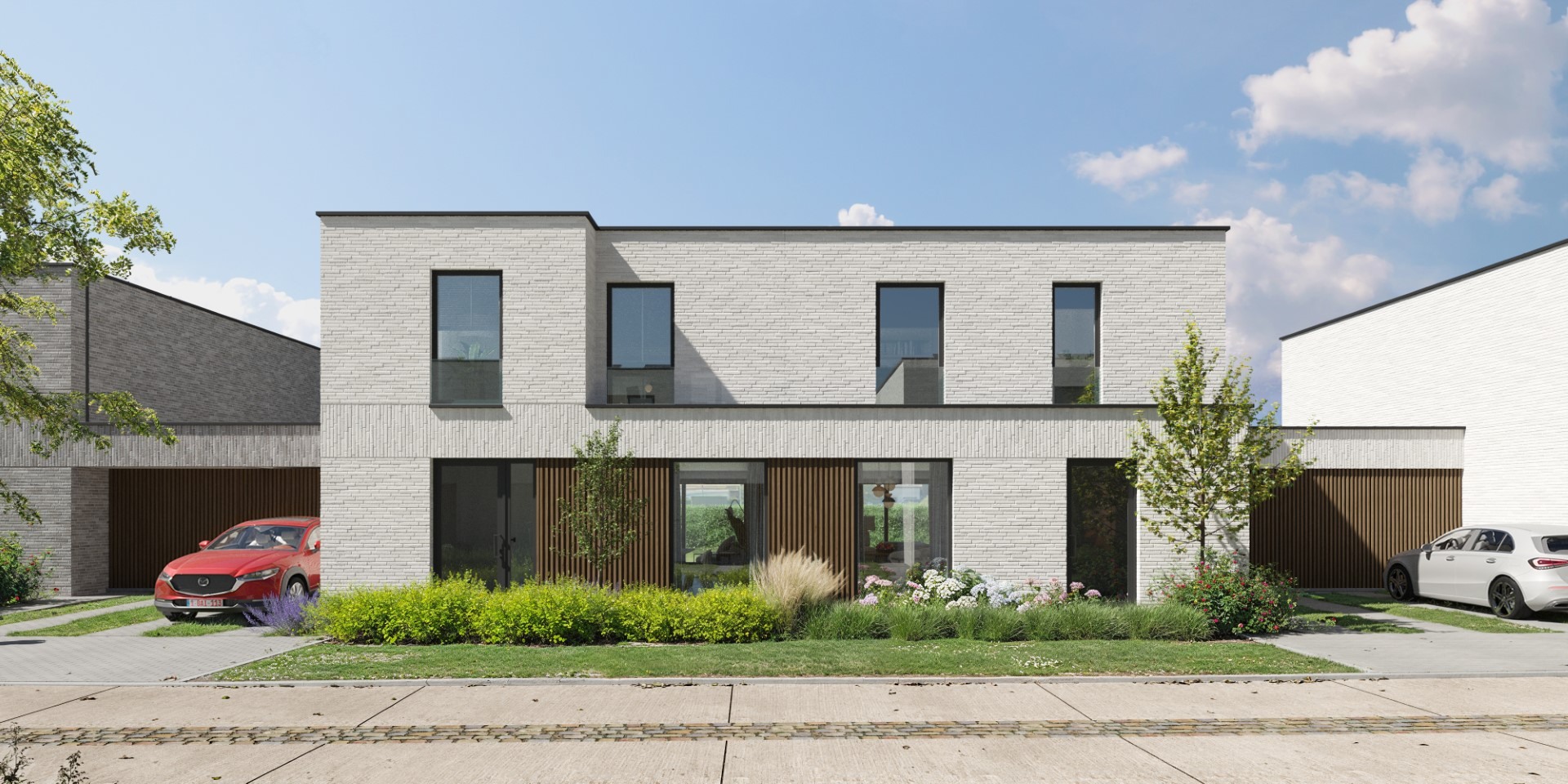 Halfopen bebouwing met 3 slpk’s en garage - photo 1