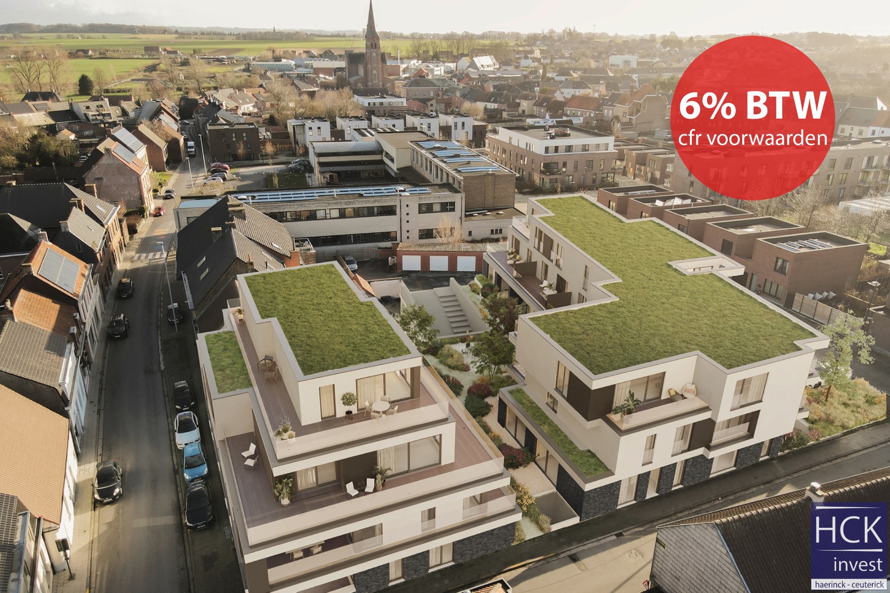 KRUISHOUTEM | POSTILJON | Uniek & groen woonproject met 24 appartementen - foto 1