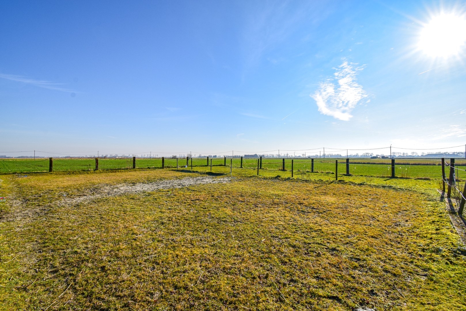 Mooi perceel weiland (2920 m²) met bijhorende paardenstalling op landelijke ligging te Westende - foto 5