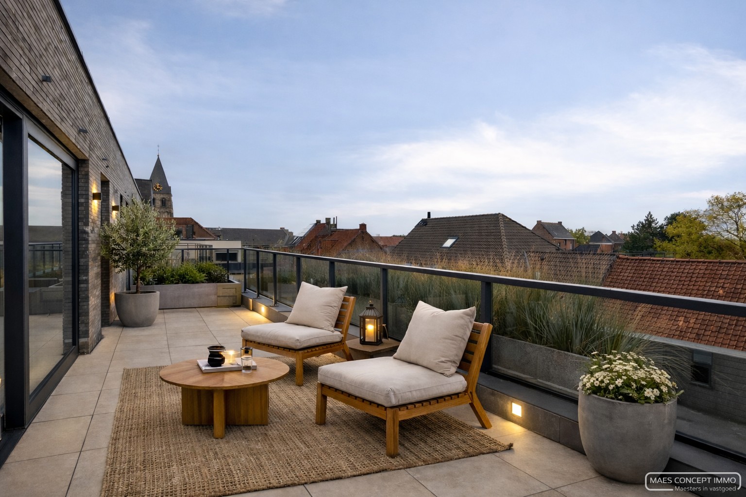 Penthouse 130 m2 met 2 ruime terrassen in centrum Anzegem - foto 4