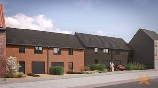 KWALITATIEF NIEUWBOUWPROJECT VAN 4 RUIME LICHTRIJKE WONINGEN MET GROTE TUIN EN GARAGE TE GROTENBERGE. Op boogscheut van centrum Zottegem: winkels...