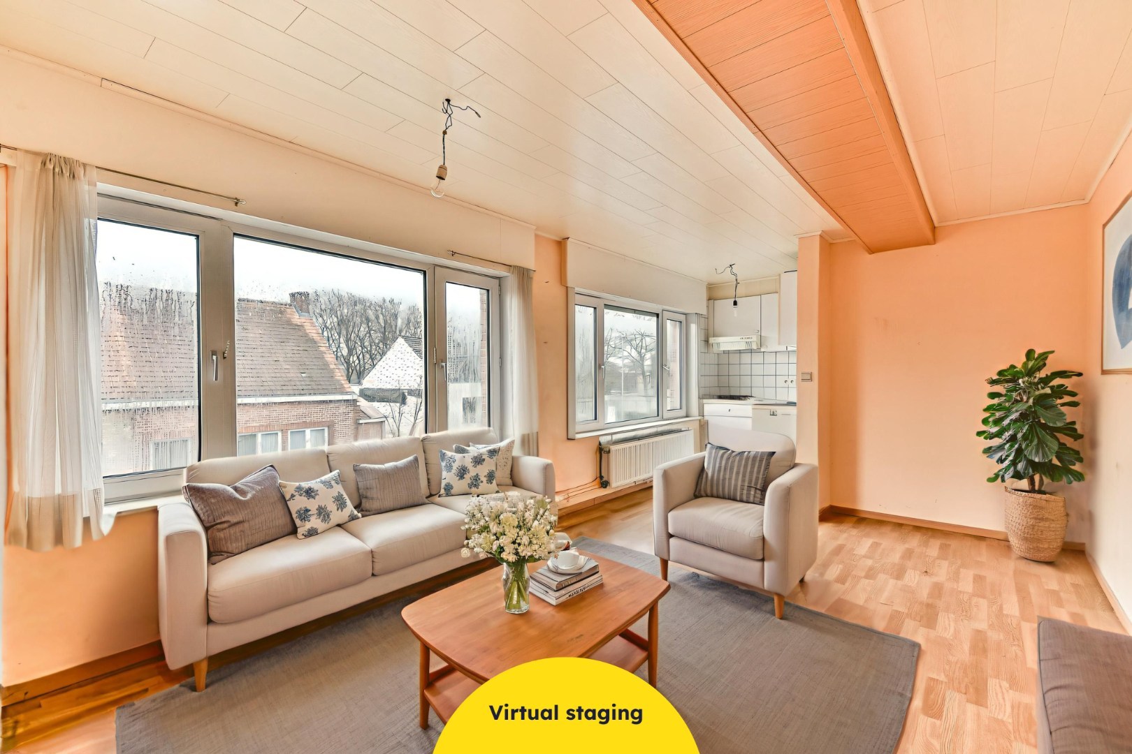 Te renoveren appartementsgebouw met loods op 1.131 m² - foto 4