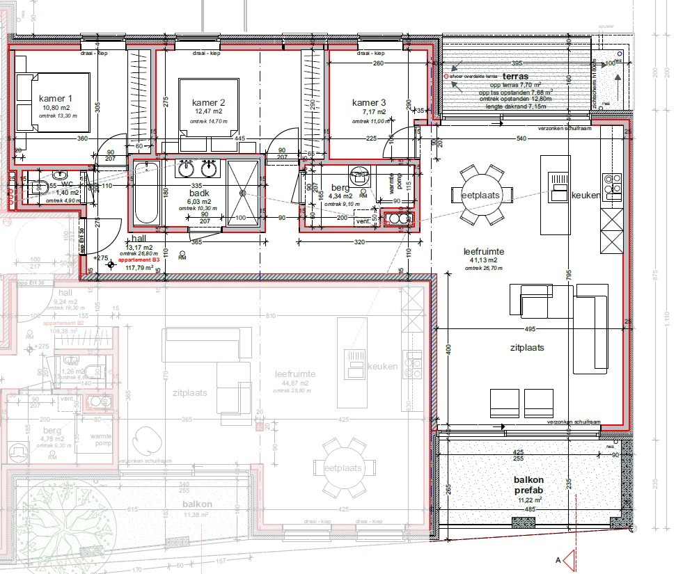1e VERDIEP - Nieuwbouw - 3 slaapkamers ! - foto 2