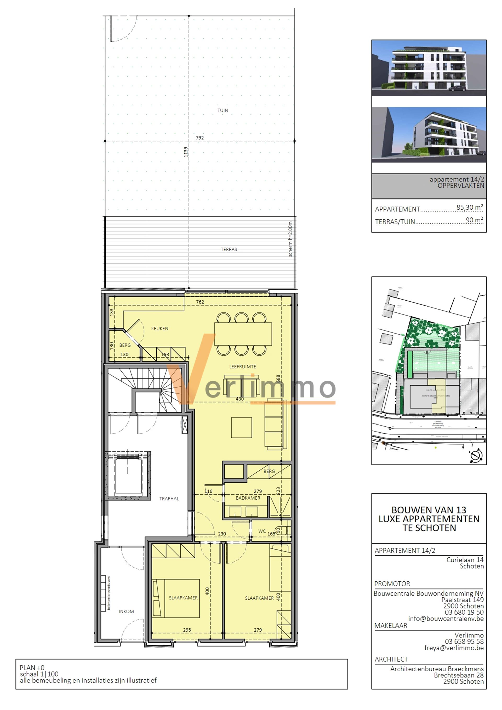 Appartement à vendre à Schoten avec 2 chambres - photo 3