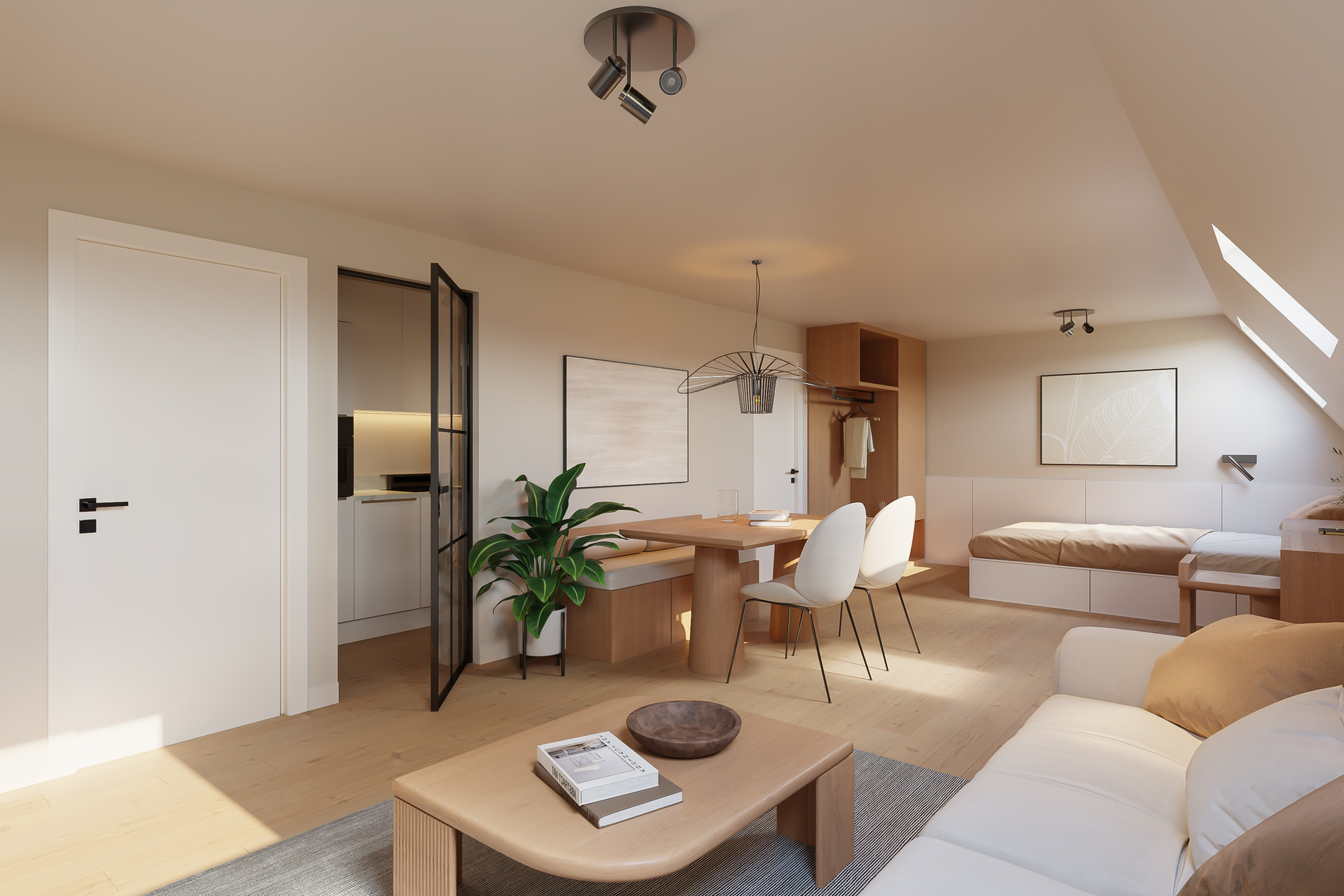 INVESTERINGSPAND VAN 14 VERHUURDE STUDIO'S/APPARTEMENTEN TE LANAKEN. - foto 4