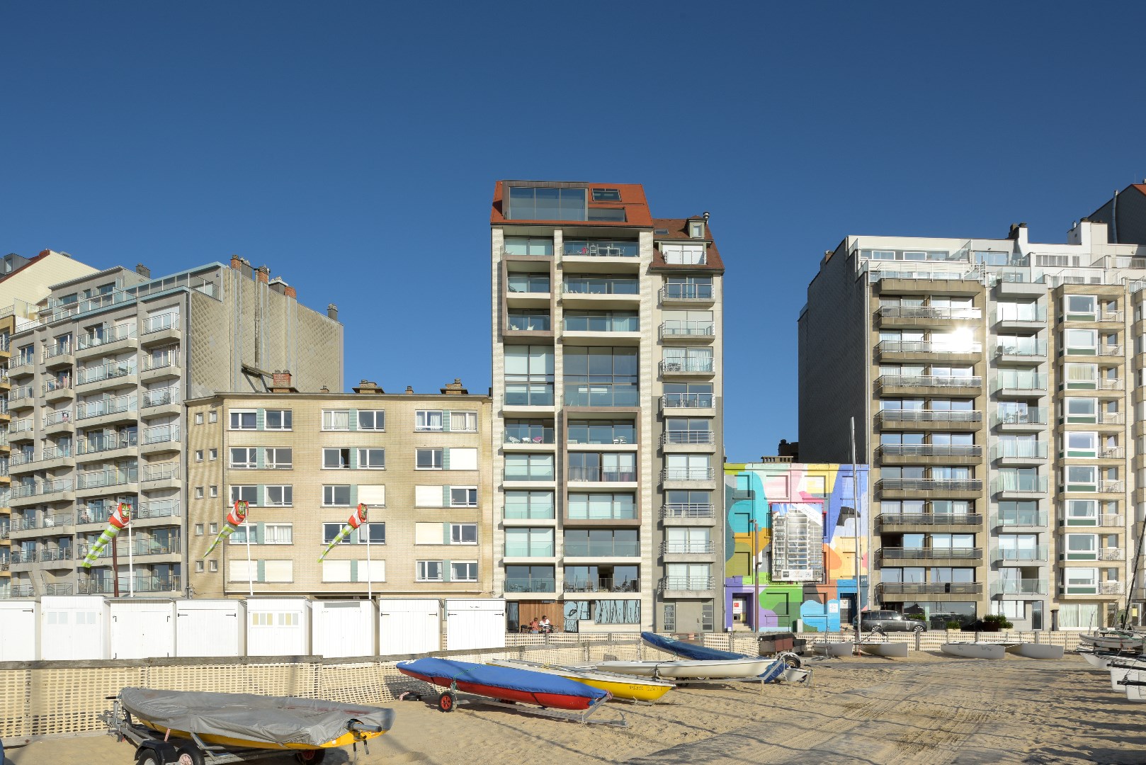 Appartement avec vue frontale sur la mer à proximité du club de voile à Duinbergen, résidence récente - photo 1