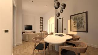 <p><span>Ontdek dit </span><span>energiezuinig en luxueus appartement</span><span> op de tweede verdieping in een </span><span>sleutel-op-de-deur renovatieproject</span><span>, ideaal gelegen nabij de </span><span>Kievitwijk</span><span> en op wandelafstand van het </span><span>Centraal Station</span><span>.</span></p><p><span>Dit appartement combineert een </span><span>hoogwaardige afwerking, duurzaamheid en hedendaags wooncomfort</span><span> met een aangenaam ruimtelijk gevoel en een inpandig terras, verbonden met de leefruimte.</span></p><p><span>De afwerking gebeurt met </span><span>kwalitatieve materialen</span><span>, waaronder keramische vloeren en eiken parket, een stijlvolle keuken en badkamer van hoogwaardige kwaliteit en conforme isolatie- en technische installaties volgens de nieuwste normen.</span></p><p><span>Via de inkomhal betreedt u de lichtrijke leefruimte met open keuken, waar eet- en zithoek naadloos in elkaar overvloeien. Aansluitend bevindt zich het </span><span>inpandig terras</span><span>, een aangename buitenruimte die in directe verbinding staat met de keuken en leefruimte, ideaal om het hele jaar door van te genieten.</span></p><p><span>Het appartement beschikt over </span><span>twee ruime slaapkamers</span><span>, die dankzij de grote raampartijen baden in natuurlijk licht en een aangenaam gevoel van ruimte creëren. De badkamer is stijlvol afgewerkt en uitgerust met hedendaags comfort, waarbij kwalitatieve materialen en een tijdloos design centraal staan.</span></p><p><span>Verder beschikt het appartement over een </span><span>praktische berging</span><span> met aansluitingen voor was- en droogmachine. In de kelderverdieping is er bovendien een </span><span>private kelderberging</span><span> voorzien.</span></p><p><span>Extra troef is de </span><span>aanwezige lift in het gebouw</span><span>, wat het wooncomfort aanzienlijk verhoogt.</span></p><p><span>De </span><span>ligging</span><span> maakt dit appartement extra aantrekkelijk: in een levendige buurt, vlak bij Vitesse en op wandelafstand van het station en het stadscentrum.</span></p><p><span>Bijzonderheden</span></p><ul><li><span>6 zonnepanelen</span></li><li><span>Individuele lucht/water warmtepomp</span></li><li><span>Ventilatiesysteem type D</span></li><li><span>Energienorm:</span><span> E-peil 20</span></li><li><span>Lift aanwezig</span></li><li><span>Fietsenstalling aanwezig</span></li><li><span>Mogelijkheid tot keuze van afwerking</span></li><li><span>Verkoop onder registratierechten</span></li></ul><p><span>Op zoek naar een stijlvol tweeslaapkamerappartement met terras in een bruisende buurt?</span><span> Contacteer ons via <span>thomas.onzia@urbainvastgoed.be</span></span><span> of bel 03 501 97 16 voor meer informatie.</span></p><p><span>Bodemattest en stedenbouwkundige inlichtingen in aanvraag. P- en G-score: D</span></p><p><span> </span></p>