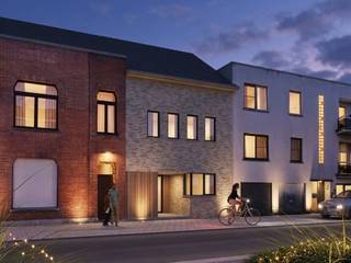 INDELING VAN DE WONING<br /><br />GELIJKVLOERS<br /><br />- Inkomhal- Gastentoilet- Leefruimte met open keuken- Trap naar boven- Fietsenberging<br />EERSTE VERDIEP<br /><br />- Nachthal met zolderluik- Apart toilet- Badkamer- Wasruimte/Berging- 3 slaapkamers<br />ZOLDERVERDIEP<br /><br />- Zolderruimte<br />Afbeeldingen zijn steeds illustratief en contractueel niet bindend.<br /><br />De koper heeft deels nog inspraak in de stijl en afwerking van de woning voor zover deze zaken niet werden vastgelegd door vergunning of bestelling van materialen.<br /><br />TIP: Hoe sneller U beslist in de bouwfase, des te meer inspraak U heeft in de keuze van materialen en/of afwerking.<br /><br />ECO-uitvoering dat voldoet aan strenge energienormen.<br /><br />- Zonnepanelen- Doorgedreven isolatie- Warmtepomp i.p.v. gas- Vloerverwarming- Ventilatie D- Max. E-peil = 30- Elektriciteitsaansluiting : 3 fasen<br /> 