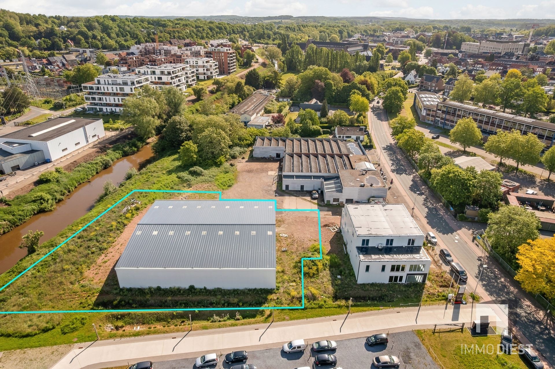 Nieuwbouw loods in KMO-zone Diest, conciergewoning mogelijk - foto 4