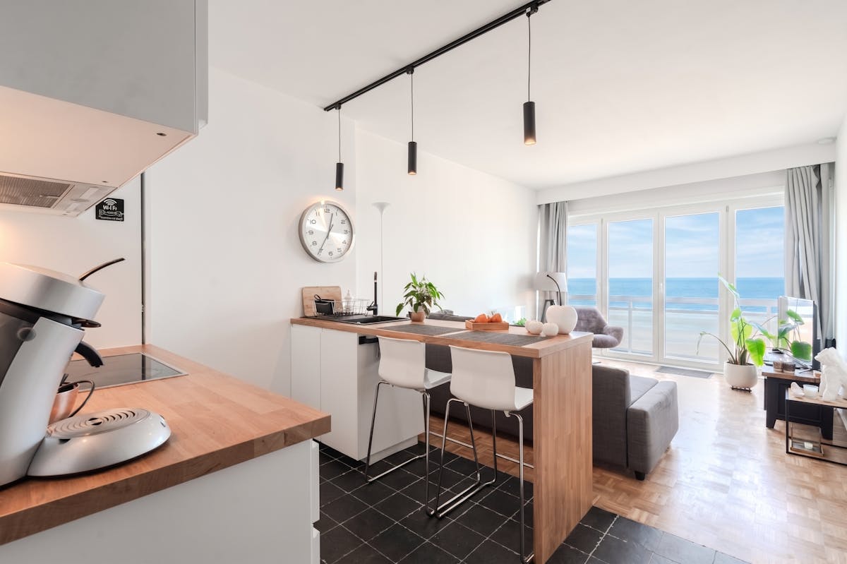 Ruime studio met prachtig frontaal zeezicht te Middelkerke - foto 4