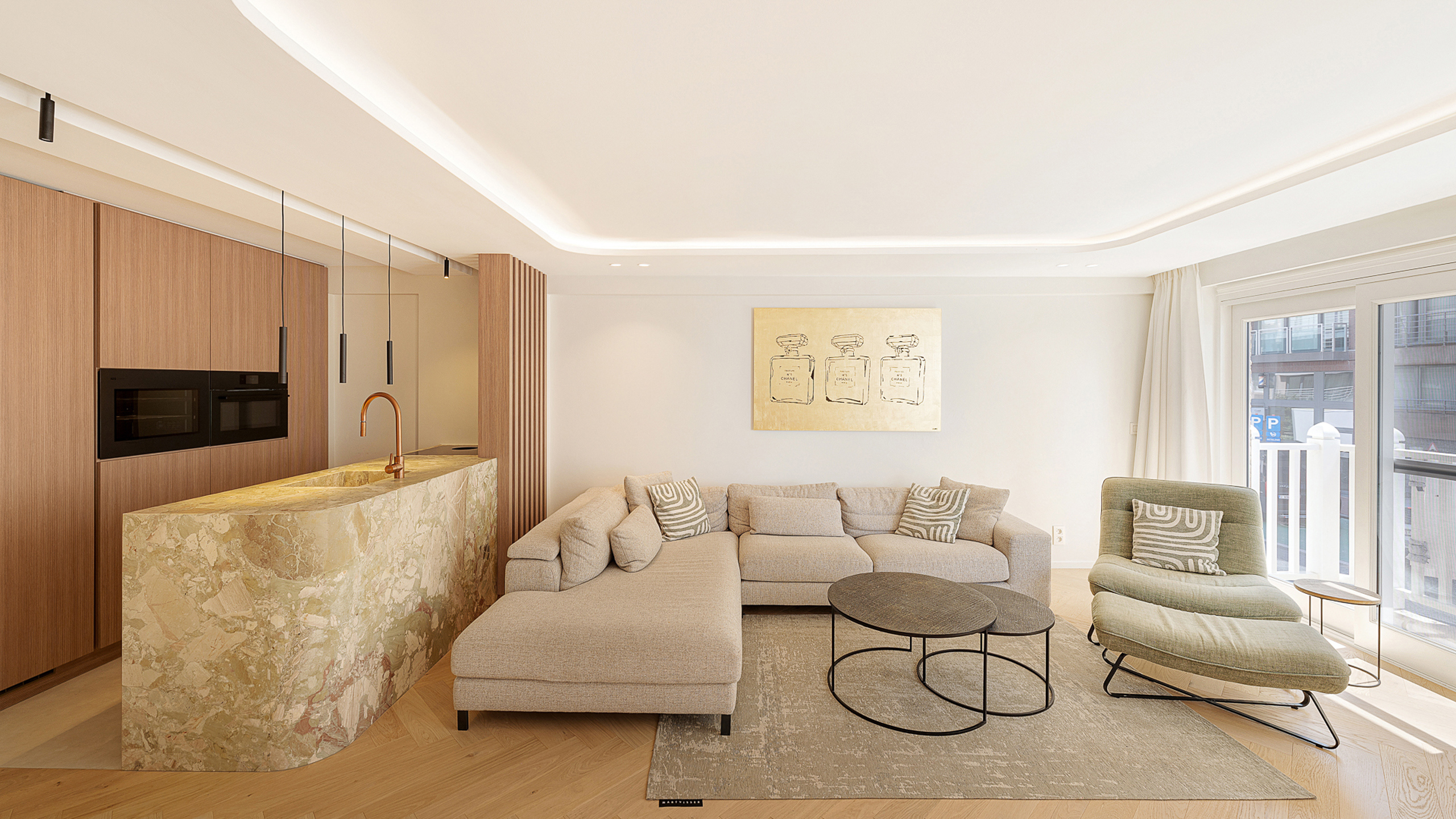 Gerenoveerd 3 slaapkamerappartement met zijdelings zeezicht - foto 5