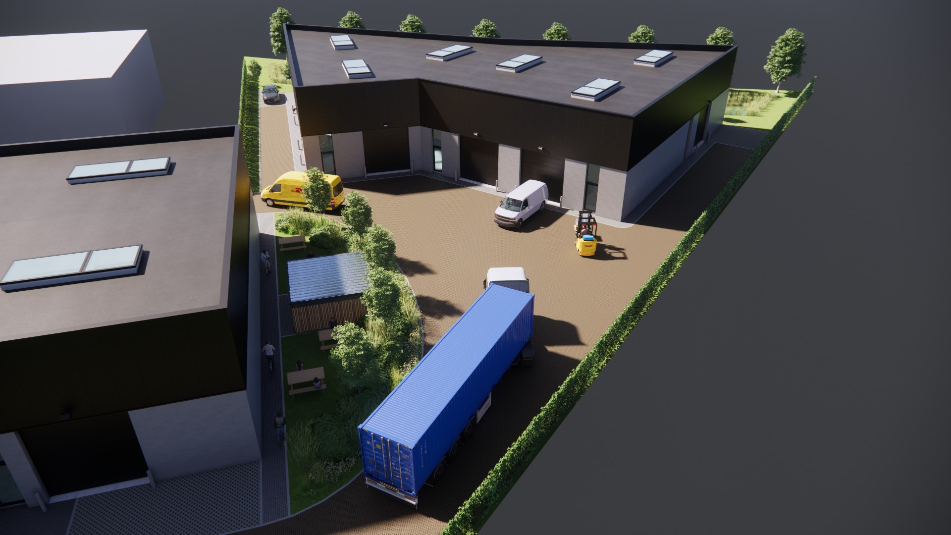 NIEUWBOUW KMO UNIT  MET VERDIEP INCL. 1 STAANPLAATS - foto 2