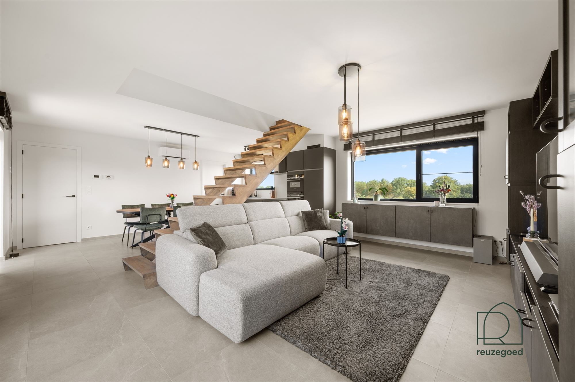Uniek duplexappartement (3 slpk) met huisgevoel, groene daktuin en zicht op de velden in Kortessem - foto 5