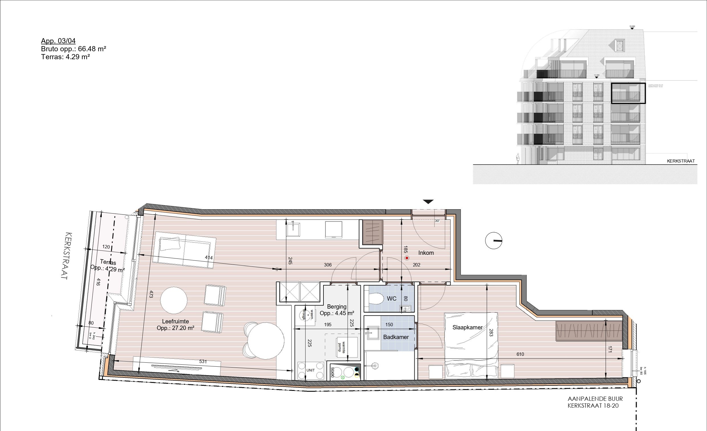 Leuk 1 slaapkamer appartement in Res. Antoine - foto 5