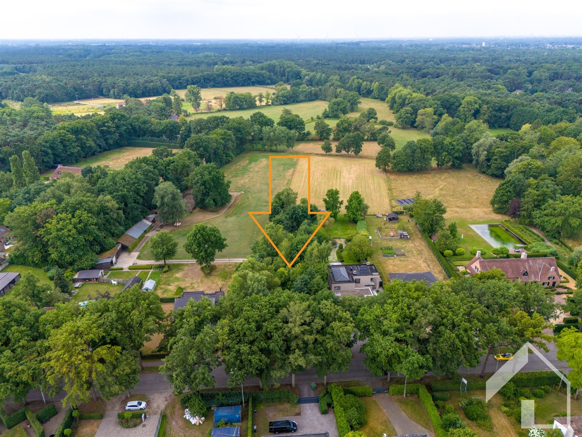 Ruime grond (2.060 m²) voor open bebouwing  - foto 3