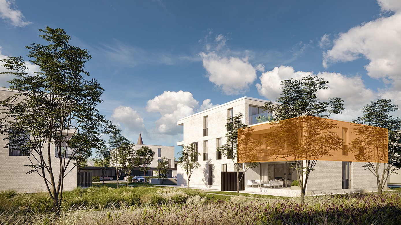 Nieuw 2-slpk appartement met ZW-terras in centrum Koersel - foto 1