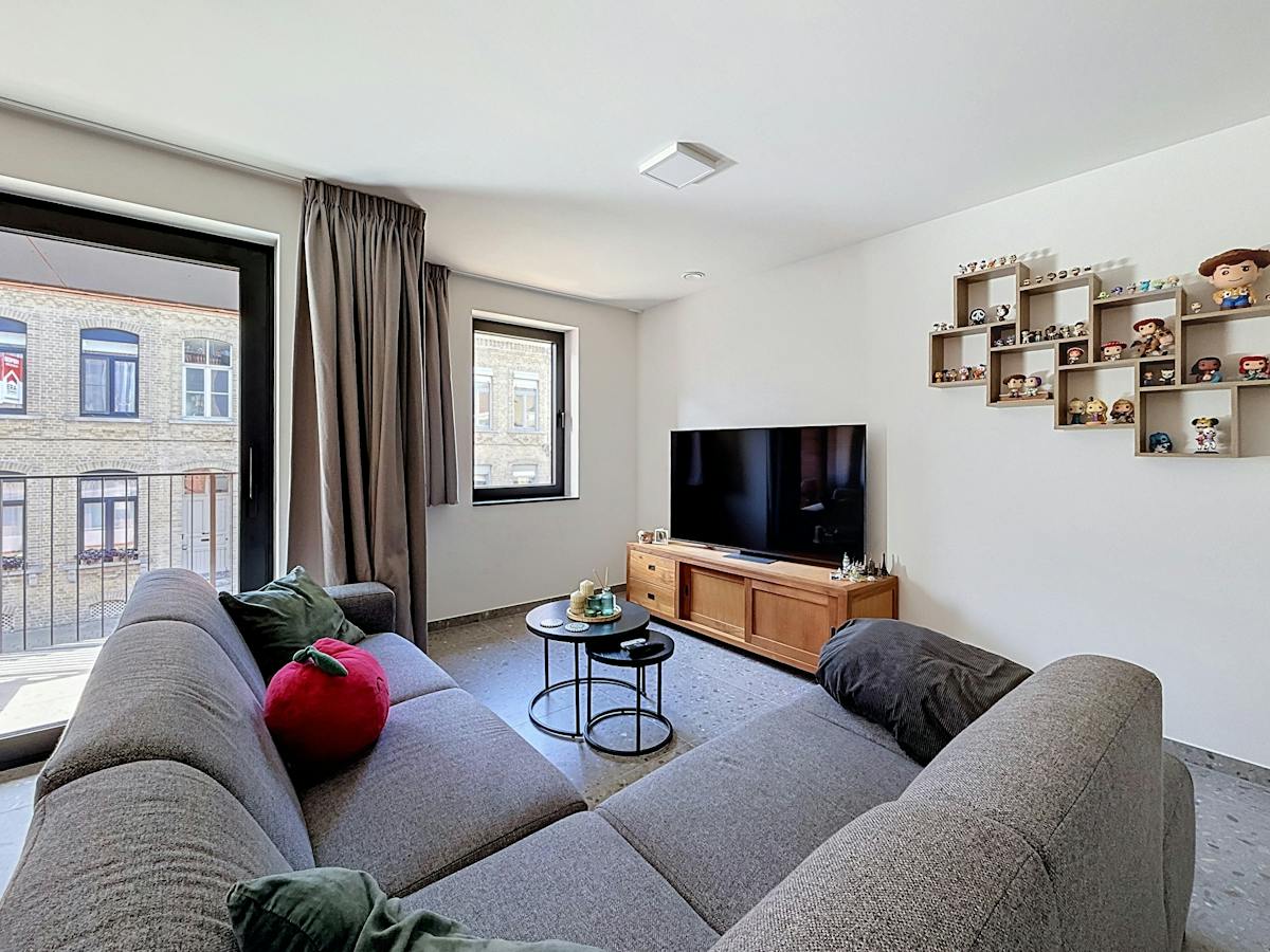 Nieuwbouw appartement met 1 slaapkamer te huur in Veurne - foto 4