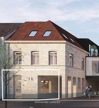 Commerciële ruimte te koop in het centrum van Grimbergen. Nieuwbouw met uitstekende EPB.Uitstekende ligging vlakbij de E19 en de N211, een drukke...