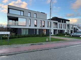 Dit modern nieuwbouwproject gelegen aan de rand van Grasheide bij Putte straalt pure klasse uit.<br />Het betreft een gelijkvloers appartement met tuin en ruim terras.<br /><br />Een lichtrijke woonkamer met luxueus open keuken uitgerust met frigo, combi-oven, keramische kookplaat en vaatwasser.<br />Aanpalend de woonkamer een ruim en gezellig terras met verzicht.<br />De badkamer is voorzien van douche en dubbel wandmeubel met sierradiator voor extra gezellige warmte.<br />In de ruime berging is voldoende plaats voor wasmachine en droogkast.<br />Heel het appartement is uitgerust met verlichting en overgordijnen.<br /><br />Extra troeven:<br />- HEEL ENERGIEZUINIG APPARTEMENT.<br />- Groot terras Zuid-Oost georiënteerd.<br />- Lift aanwezig voor <br />- Hi tech deuren.<br />- Vloerverwarming.<br />- Zonnepanelen.<br />- Ondergrondse autostaanplaats met ruime kelderberging.<br />- Privatieve tuin van Ca. 130m2 die onderhouden wordt door gemeenschap. <br /><br />De maandelijkse gemeenschappelijke kosten bedragen €100,-<br /><br />Info & afspraak: ☎ 0473/33 33 10 ✉ geoffry@wijns.be