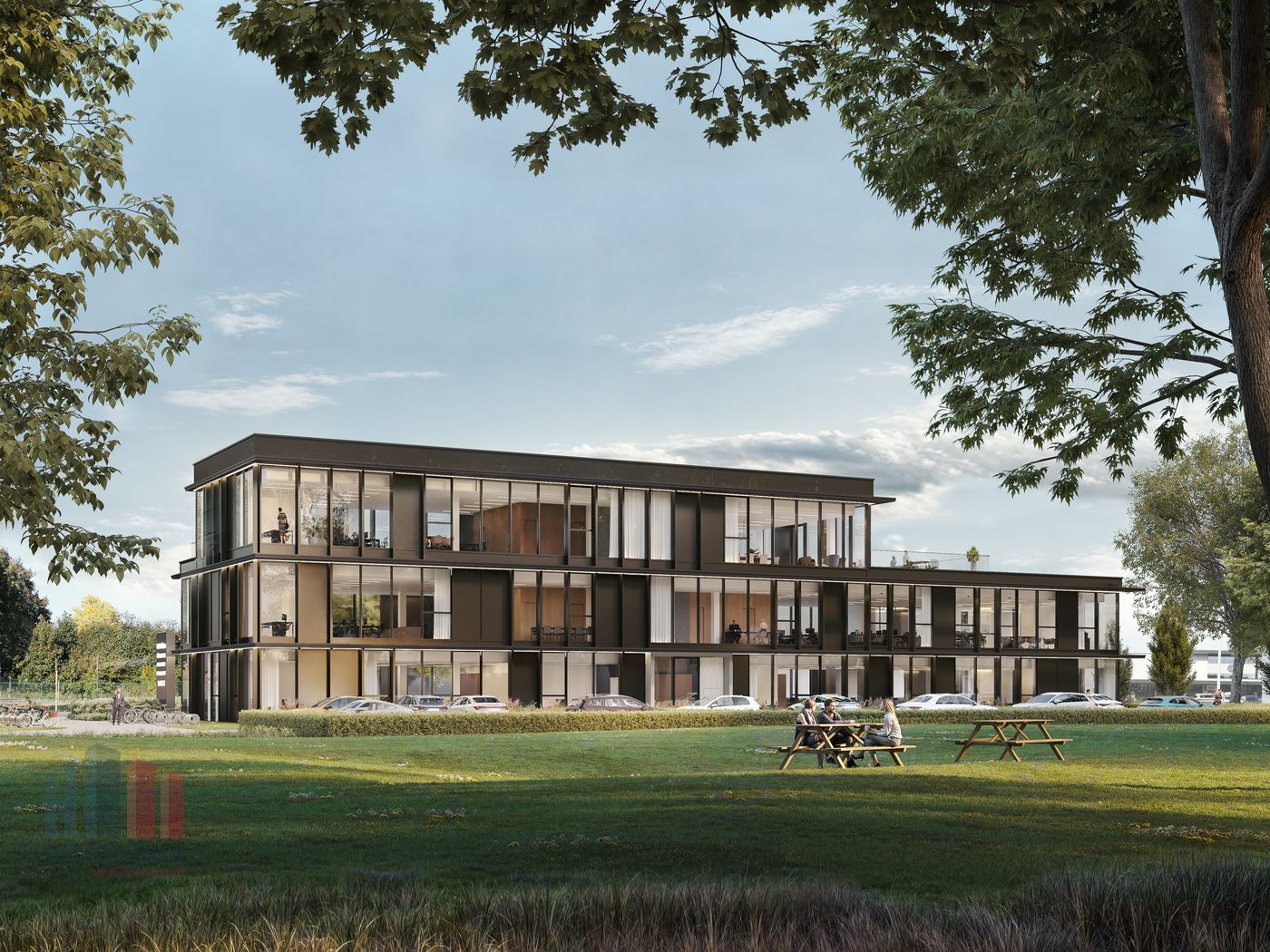 Stijlvolle high-end kantoren TWIN OFFICES met uitstekende visibiliteit - foto 2