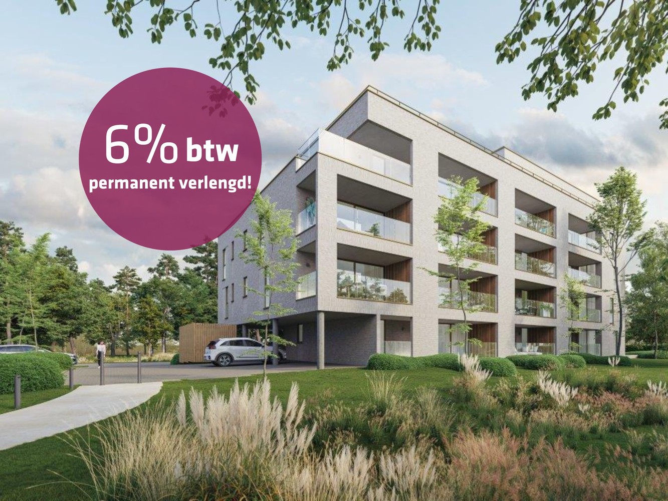 Penthouse met 2 slpks en riant zuidwest gericht terras ( 6% BTW mogelijk) - foto 1