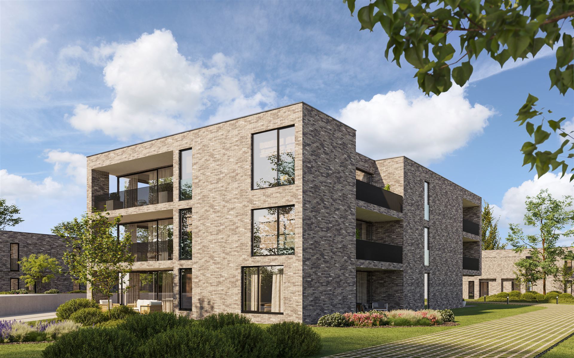 Nieuwbouw gelijkvl app met 2 slpk - UPDATE bouwwerken gestart - foto 5