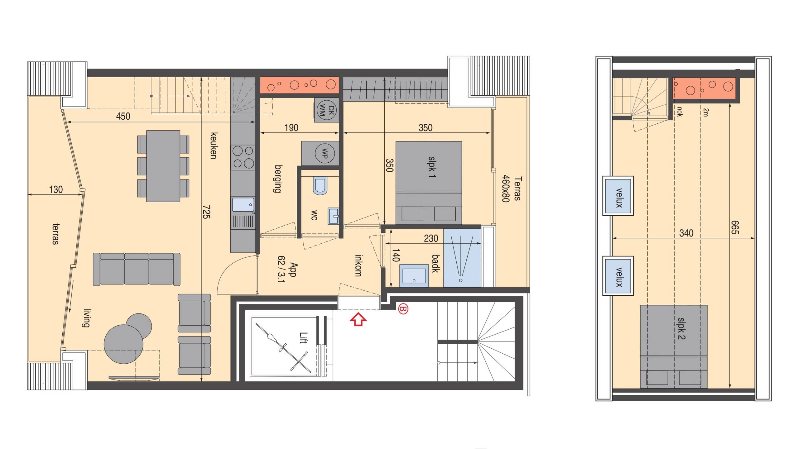 Res. “Finion” – Modern duplex appartement met 2 slaapkamers - foto 4