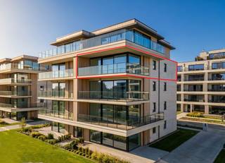 Idéalement situé dans un cadre verdoyant, au troisième étage d'une superbe résidence, magnifique appartement deux chambres avec deux terrasses. Il...