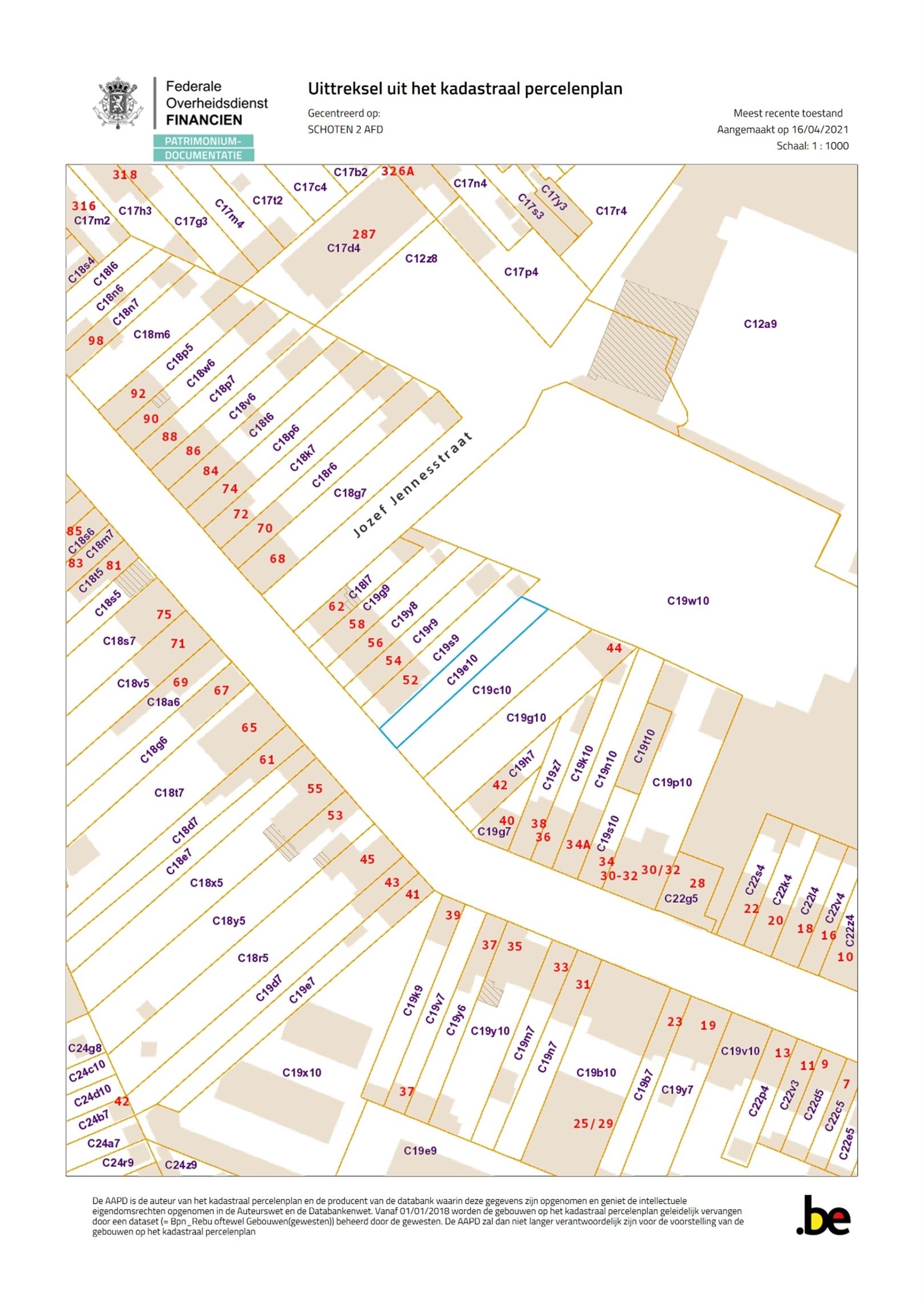 NIEUW! BOUWGROND IN HARTJE SCHOTEN TE KOOP OP 261M² - foto 2