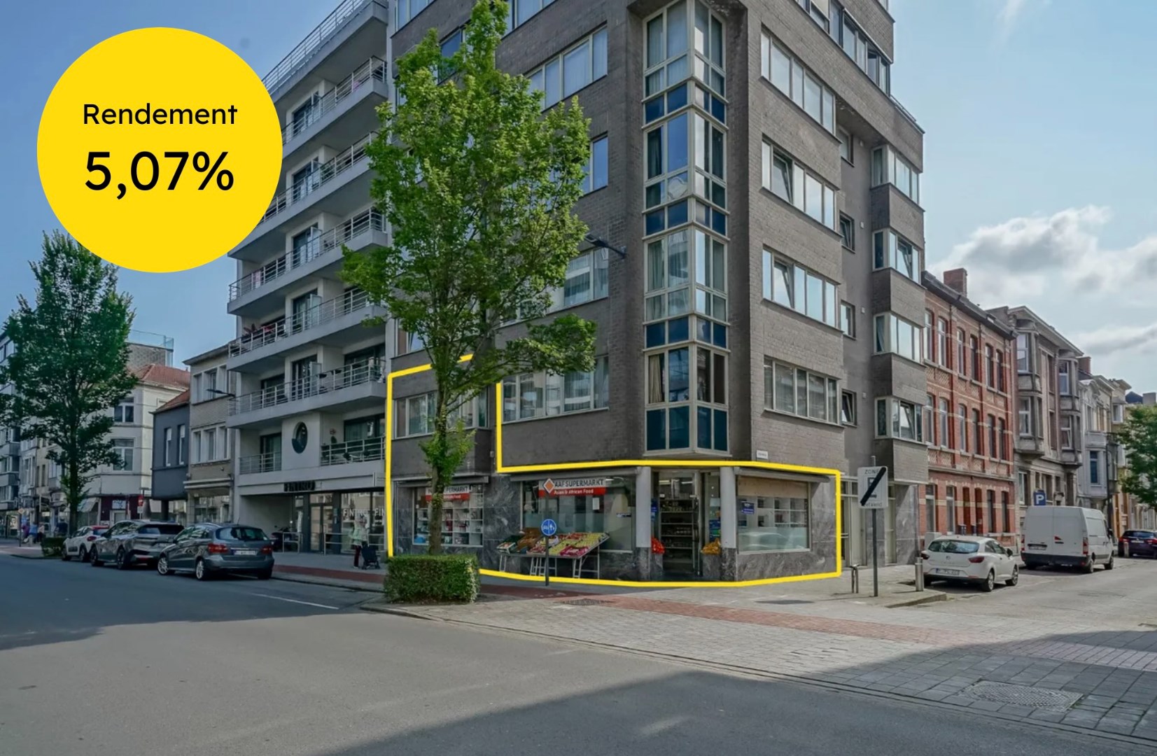 Handelsgelijkvloers met bureauruimte te Oostende - foto 1