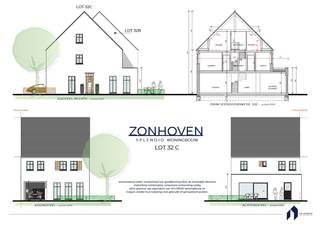 Zoveel meer dan wonen doe je in het Klaphof van Zonhoven. Hier vind je het gemak van een gezellig centrum op enkele minuten wandelen en de puurheid van de natuur op een boogscheut van je woning. Het Klaphof in Zonhoven is een nieuwe woonomgeving ideaal gelegen in de nabijheid van de E314 vlakbij Hasselt of Genk. Alle percelen zijn ruim om zowel een aangename woning als tuin te voorzien. Deze eigentijdse halfopen bebouwing met zonnepanelen en BEN-certificaat is te koop. Het is een goed gelegen 3-slaapkamer woning met heel wat ruimte en wooncomfort. Deze woning spreekt zowel jonge koppels, gezinnen, nieuw samengestelde gezinnen en medioren aan. Deze woning wordt volledig sleutel-op-de-deur gebouwd, met materialen die jij samen met onze binnenhuisarchitect kan kiezen.<br /><br />Indeling:
<ul>
<li>Gelijkvloers: garage, tuinberging, inkom, wc, leefruimte, eetkamer met open keuken en berging</li>
<li>Eerste verdieping: 3 slaapkamers, dressing, technische berging en een badkamer</li>
<li>Zolder: afwerking nog niet voorzien.</li>
</ul>
De troeven:
<ul>
<li>Perceel van 3a 14ca.</li>
<li>Inclusief zonnepanelen </li>
<li>Prijs: 552.687,00 € inclusief kosten; (Inbegrepen kosten zijn: notariskosten, grond, registratie rechten, architect, EPB, veiligheidscoördinator, BTW).</li>
<li>Bouwen op maat met Splendid</li>
</ul>
ℹ️ Wens je meer informatie of een afspraak? Bel ons dan nu op het nummer 011 45 82 30<br />💻 Meer projecten? Surf naar www.splendid.be. Samen maken we jouw woondroom waar.