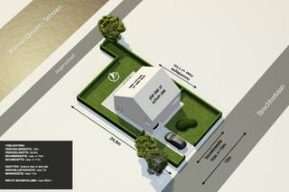 <p>Mooie <strong>bouwgrond van ca. 406 m²</strong> met een <strong>frontbreedte van ca. 15 meter</strong>, palend aan en met een uniek zicht op de <strong>Schotense Vaart</strong>.</p>
<p>De volledige <strong>BPA-bouwvoorschriften</strong> zijn op aanvraag verkrijgbaar. Enkele belangrijke bouwvoorwaarden zijn:</p>
<ul>
<li>Bestemming: bouwstrook voor vrijstaande woning, geen handelszaak.</li>
<li>De woonfunctie kan worden aangevuld met een beperkte ruimte voor het uitoefenen van vrije beroepen voor zover ze de ruimtelijke draagkracht van de buurt niet overschrijven. Bovendien mag de oppervlakte voor vrije beroepen niet meer dan 50m² bedragen.</li>
<li>De bestaande vrijstaande woningen kunnen niet vervangen worden door gekoppelde of aaneengesloten woningen en de bestaande gekoppelde woningen kunnen niet vervangen worden door aaneengesloten woningen.</li>
<li>Bebouwings- en inrichtingsvoorschriften: het bruto bouwvolume van een woning betreft maximaal 850m3.</li>
<li>Inplanting: de bouwvrije afstand ten aanzien van de zij perceelsgrenzen bedraagt 3m.</li>
<li>Bouwhoogte: maximaal kroonlijsthoogte: 7m, maximale nokhoogte: 11m</li>
<li>Bouwdiepte: de bouwdiepte is vrij voor zover de op plan aangeduide bouwstroken worden gerespecteerd</li>
<li>Verharharding: bij de woningen zijn verhardingen in functie van één toerit toegestaan met een maximum oppervlakte van 25m².</li>
<li>Afsluitingen: In de vorm van levende haag, al dan niet met draad verstrekt, verplicht te realiseren op 0,98m van de zonegrens met de zone voor fietspad of de ontworden rooilijn. Een opening ten behoeve van een inrit van maximaal 4m is toegestaan</li>
<li>Verharding achtertuin: elke vorm van verharding is verboden binnen de eerste 6m grenzend aan de zone voor afwatering of zone voor dijk.</li>
</ul>
<p></p>