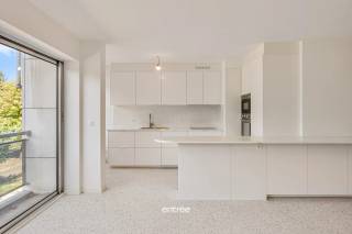 Dit charmante appartement te Gent biedt een comfortabele woonoppervlakte van 93 m², ideaal voor wie op zoek is naar ruimte gecombineerd met praktische indeling. Met twee ruime slaapkamers is er voldoende plaats voor een gezin, een thuiswerkplek of extra bergruimte. De badkamer is overzichtelijk en functioneel ingericht, met een inloopdouche; dubbele lavabo en een toilet, perfect voor dagelijks gebruik.<br />In de hal vinden we het gastentoilet en de praktische ingemaakte kasten.<br />Vooraan in het appartement vinden we de open lichtrijke leefruimte met aaneensluitende de prachtige keuken, die voorzien is van alle hedendaagse apparaturen.<br />Als grote troef heeft dit appartement zowel een terras langs de voorzijde van het appartement als een zeer ruim terras langs de achterkant van het appartement.<br /><br />De ligging van het appartement zorgt voor optimale connectiviteit met het bruisende stadscentrum van Gent. Winkels, restaurants en openbaar vervoer bevinden zich op wandelafstand, wat het wonen hier bijzonder aangenaam en praktisch maakt. Tevens heeft u onmiddellijke toegang via de Fly-over tot alle invalswegen en autostrades.<br /><br />Deze woning is een uitstekende keuze voor wie wil genieten van het stadsleven zonder in te leveren op wooncomfort. Dankzij de doordachte indeling en de gunstige locatie is dit appartement een aantrekkelijke optie voor zowel starters, kleine gezinnen als mensen van leeftijd die van dit appartement hun thuis willen maken.<br /><br />Huurprijs: 1.250 €/maand<br />Gemeenschappelijke kosten: provisie 150 €/maand (incl gas)<br />