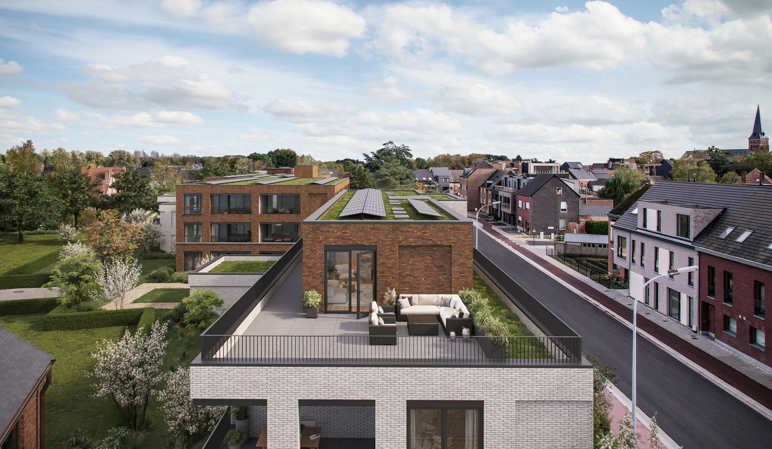 Gelijkvloers app. met 1 slpkr in uniek nieuwbouwproject - foto 5