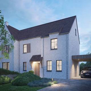 WONING 4: Klassevolle half-open pastorijwoning met een woonopp. van 137,25 m² + carport is gelegen op een perceel van 6a25ca, met een...