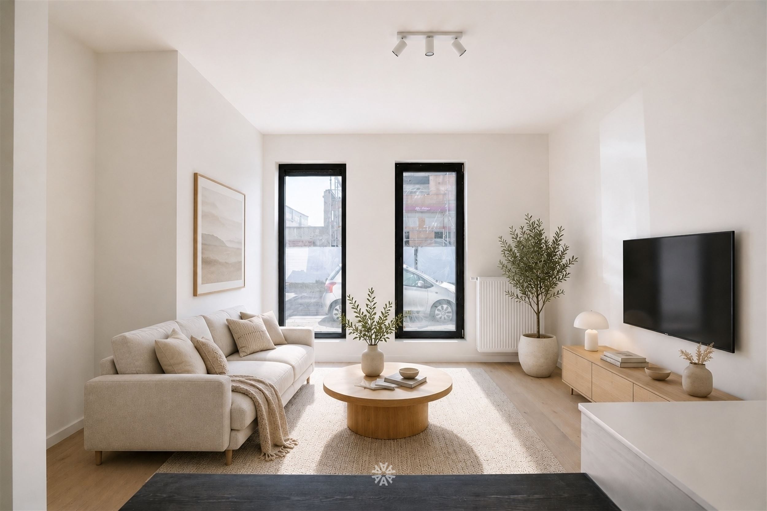 Gelijkvloers appartement met 2 slaapkamers en private garagebox - foto 5