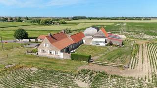 Exclusief te koop: een schitterend gelegen hoeve met bijgebouwen op een idyllische locatie te Knokke-Heist, volledig omgeven door weilanden. Een eigendom op bijna vijf hectare grond bestaande uit een alleenstaande woning, meerdere bijgebouwen, een bureelruimte, twee garages, een wellness, een groot stalgebouw met meerdere paardenboxen en een hoge veldschuur/opslagplaats.<br /> <br />Omgeven door weilanden en temidden in het groen. Werkelijk prachtig.<br />Ook vanuit het hoofdhuis kunt u genieten van mooie open zichten op de omliggende velden.<br /><br />Via een private oprijlaan is het mooi toekomen op deze grote eigendom. Het hoofdhuis betreft een alleenstaande en verzorgde woning/villa met +/- 4 slaapkamers. Naast het huis is er mooie bureelruimte en 2 aanpalende garages. Verder op deze eigendom nog een losstaand bijhuis met 3 slaapkamers (op heden ingericht als vakantiewoning), een groot stalgebouw, een hoge veldschuur en een gedraineerde piste voor de paarden. <br /> <br />Een zeldzaam aanbod op grondgebied Knokke-Heist. <br />Een absolute buitenkans voor paardenliefhebbers.<br /> <br />Meer informatie of een bezoek enkel via Willem Cauwels op tel. 050/89.27.70.