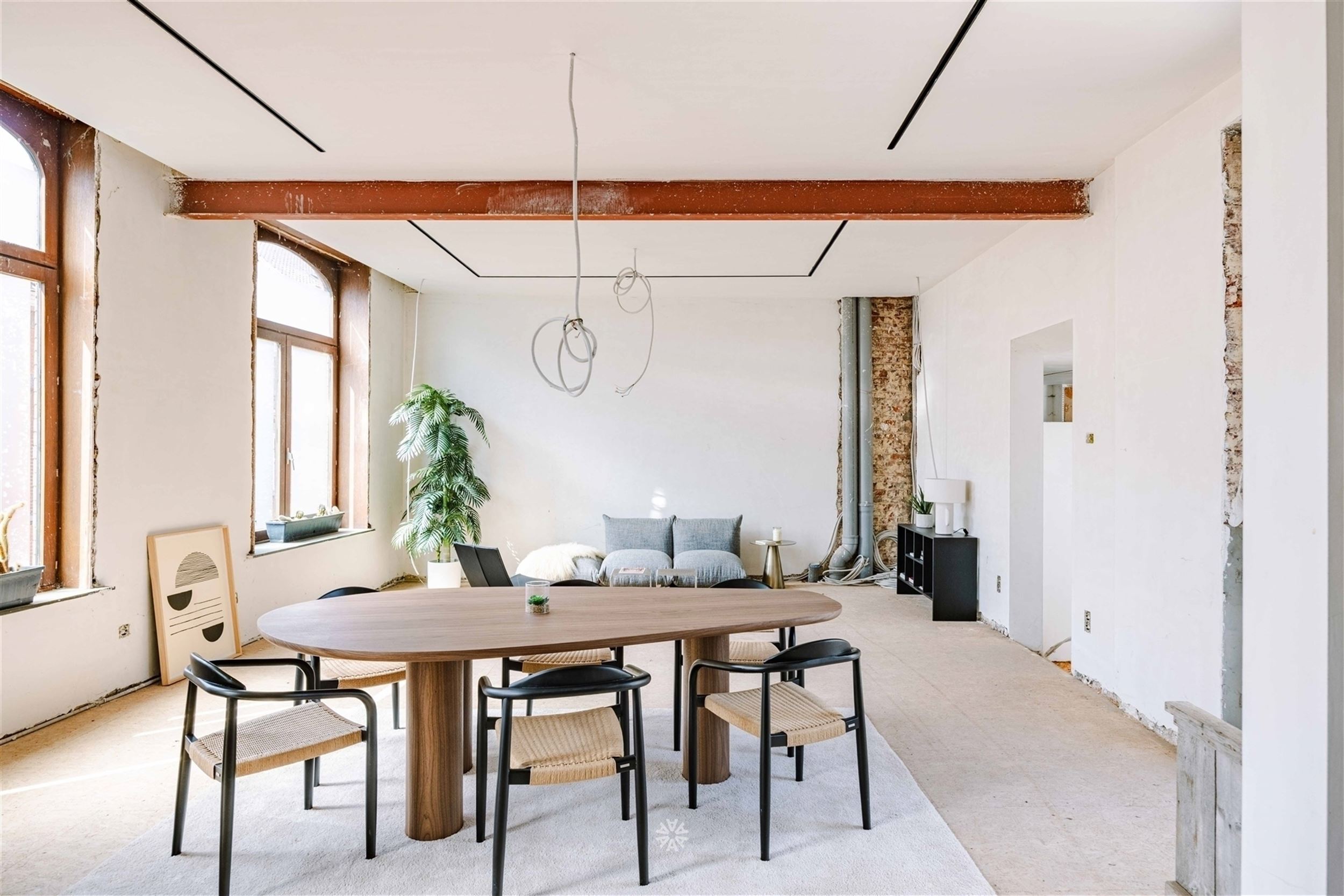 Unieke loft in afwerkingsfase met handelsruimte en hangar in centrum Ronse - foto 5