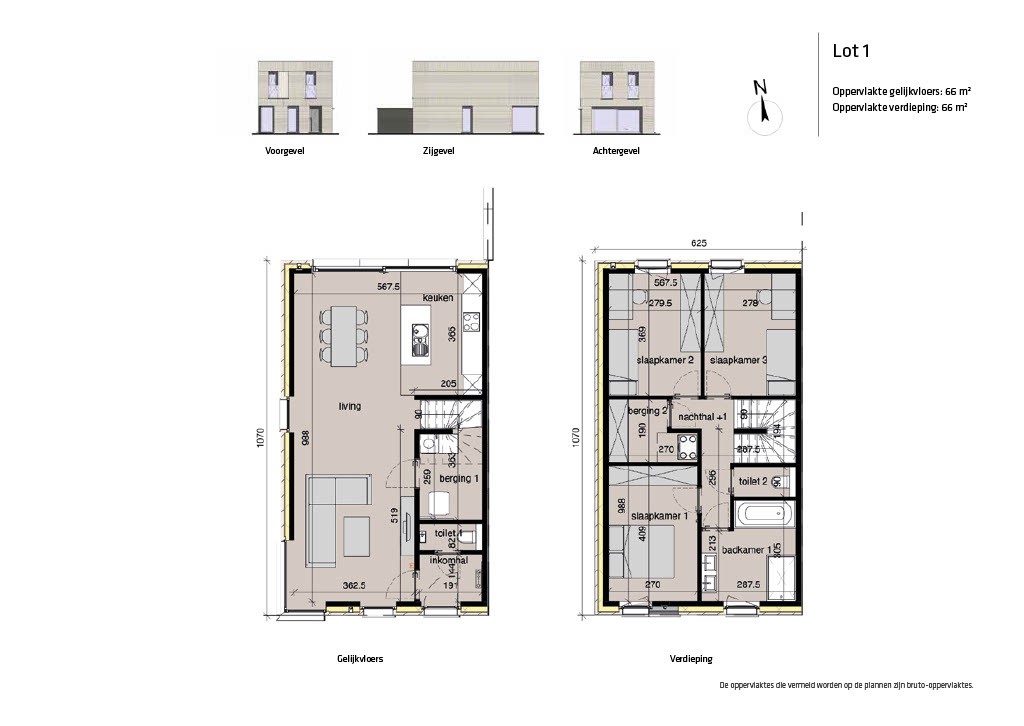 Halfopen, energieneutrale woning met 3 slaapkamers - photo 3