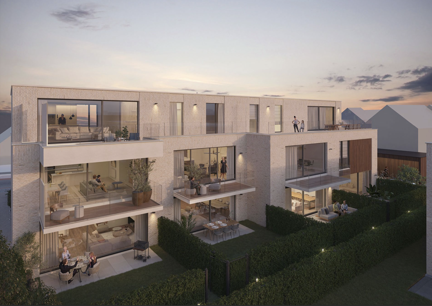 Nieuwbouwappartement (2 slpks) met zonnig terras - foto 2