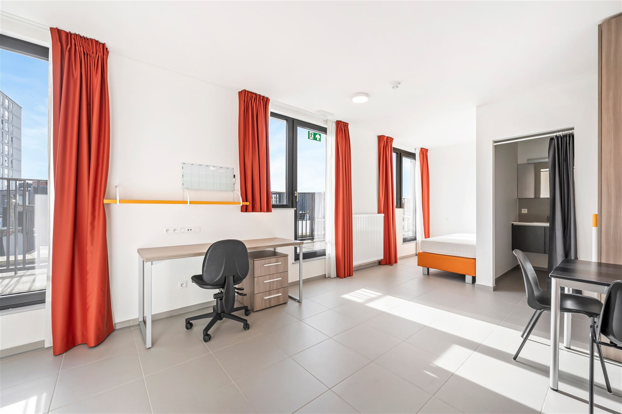 Ruime studentenkamer met terras! - foto 2