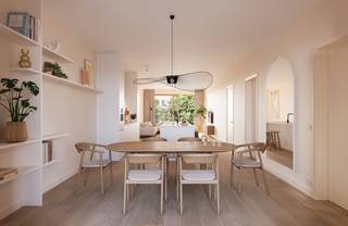 Laissez-vous submerger par cet environnement unique. Ici, vous vivez dans le calme, le confort et avec une vue dégagée. Cet appartement de 2 chambres est situé au sixième étage et est fini avec des matériaux de haute qualité. Le bâtiment adopte pleinement les principes contemporains de durabilité. Pour votre confort, la résidence Park 27 est raccordée au réseau de chaleur urbain. Le retrait des grandes baies vitrées crée immédiatement une protection solaire structurelle. Le vitrage solaire et l'isolation selon les normes les plus strictes complètent l'ensemble. La façade en briques rouge orangé fait revivre le caractère industriel de l'ancien port, avec une touche d'Art déco. Une place de parking et une cave peuvent être achetées en option dans l'immeuble.