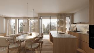 "Arnold" incarne le style de vie élégant au cœur de la ville, une résidence boutique à petite échelle spécialement conçue pour ceux qui n'attendent que le meilleur.

Les rues autour de "Arnold" débordent de caractère. Une promenade suffit pour rejoindre le quartier branché du Zuid, la Vrijdagmarkt ou encore la chaleureuse place Mechelseplein…

"Arnold" offre un équilibre parfait entre luxe, confort et fonctionnalité, avec des appartements spacieux et des équipements haut de gamme. Cette réalisation exclusive propose une architecture contemporaine signée META Architecten, associée à une finition intérieure soignée conçue par MORE Concept.

Grâce aux techniques les plus récentes, tous les appartements garantissent des choix optimaux en matière d'efficacité énergétique.

Appartement lumineux et économe en énergie d’environ 107 m² avec une terrasse ensoleillée orientée plein sud et un espace de vie à l’arrière pour une intimité maximale. Deux grandes chambres offrent un confort optimal. Emplacement idéal avec une finition moderne, parfait pour ceux qui recherchent qualité et tranquillité.

En plus de la possibilité d’acheter un parking, la résidence disposera d’un vaste local à vélos commun, ainsi que d’un espace de cave privatif disponible à l’achat.

La « Résidence Arnold » est bien plus qu’un simple projet immobilier neuf : elle allie un quartier inspirant à un confort de vie moderne et à un luxe contemporain.

Les prix de vente s’entendent hors droits d’enregistrement et TVA.