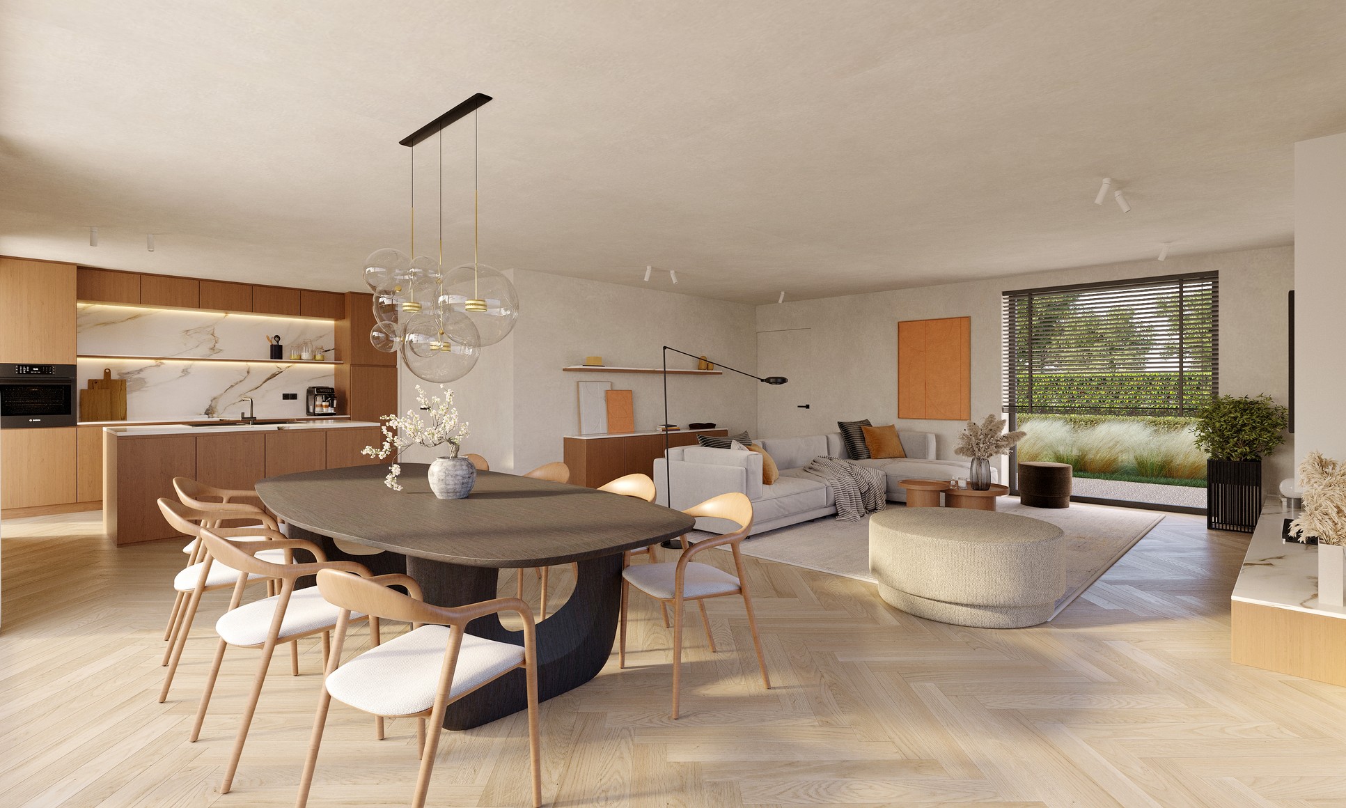 Architecturale nieuwbouwvilla met grote tuin in Londezeel - foto 3