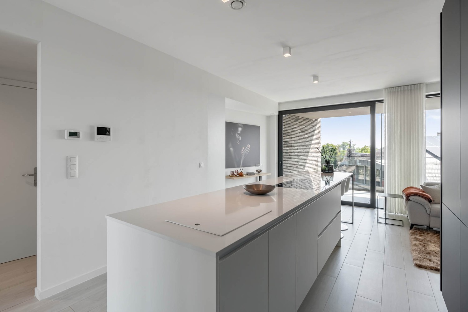 Bemeubeld appartement met prachtig zicht op het Dusartplein. - foto 2
